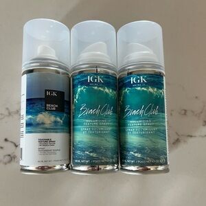 IGK Beach Club Volumizing Texture Spray Lot Of 3